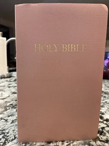 Heilige Bibel: King James Version von Hendricksons 2021 Kunstleder rosa RAR - Bild 1 von 6