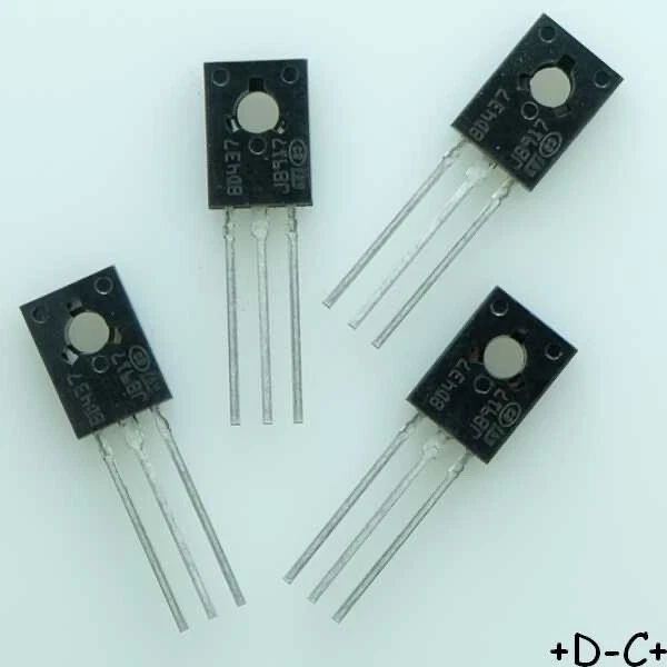 BD437 Transistor NPN 45V 4A TO-126 STM RoHS (Lot de 4) - Photo 1/1