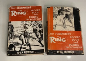 65/66”NAT FLEISCHER'S THE RING RECORD BOOK EDITION ENCYCLOPEDIA HARDBOUND BOXING - Picture 1 of 9