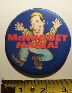 Vintage "McNugget Mania!" 3" 3D McDonald's Button/Pin - Picture 1 of 2