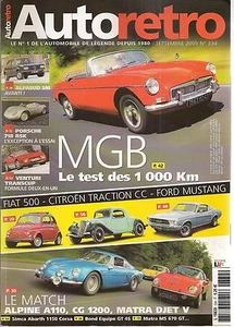 AUTO RETRO 334 MGB PORSCHE 718 FIAT 500 A110 1300 G CG 1200 MATRA DJET V VENTURI - Imagen 1 de 2