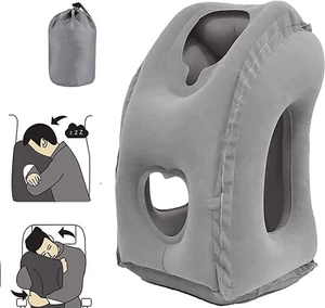 Inflatable Travel Pillow, Plane Pillow, Neck Support for Airplane,Neck Pillow In - Picture 1 of 12