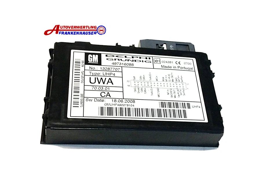 Opel Astra H Zafira B Unità di Controllo Comfort Telefono Bluetooth - Immagine 1 di 1