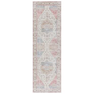 Safavieh Arizona 2'-6" X 8'-0" Polyester Power Loomed Rug In Olive / Red - Picture 1 of 7