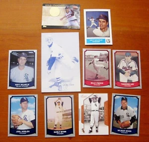Lote de 10 tarjetas de béisbol vintage de los Chicago White Sox Pitchers - MLB Legends - Imagen 1 de 19