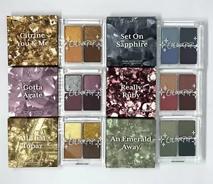 Colourpop STAY JEWEL Limited Edition Gem Eyeshadow Palette Quad Collection New - Picture 1 of 3