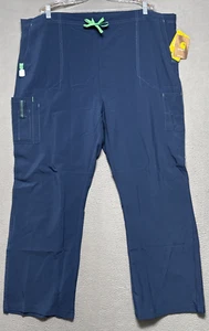 Carhartt Force Cross Flex Scrub Pants Womens Sz 3XL Navy Blue Career Stretch NWT - Picture 1 of 13