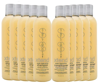 Champú y acondicionador reponedor de queratina Simply Smooth Xtend paquete de 10 8,5 OZ Foto 1 de 4
