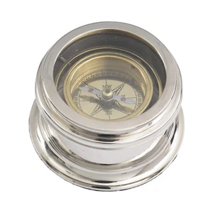 Libra - Brass and Nickel Compass - Picture 1 of 2