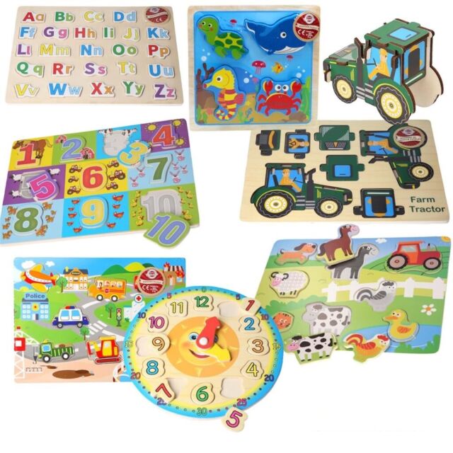 jogo pesca, Wood Shape Sorter Stacker Crianças Quebra-Cabeças Brinquedo, Quebra-cabeça educacional infantil para crianças 3 anos ou mais