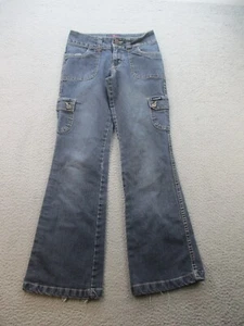 US Polo Assn Jeans Women's 7/8 (Actual 27x29.5) Blue Bootcut Dark Wash Low Rise - Picture 1 of 14