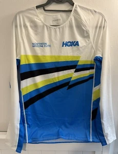 Womens Hoka One One Pro Elite Race Top Long Sleeve Shirt Medium New - Picture 1 of 5