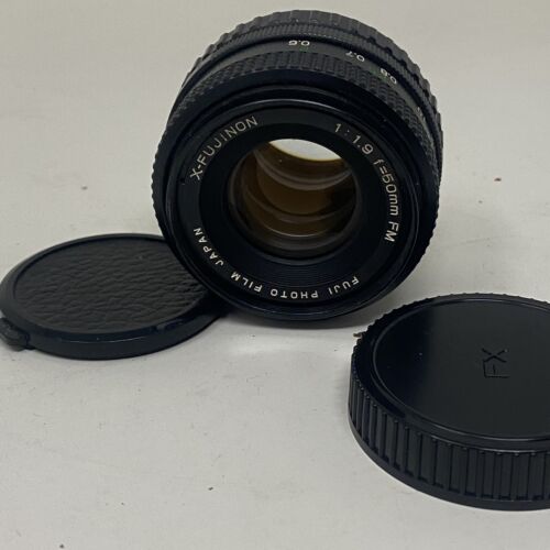 Fuji Camera Lens Photo Film X-Fujinon 1:1.9 f=50mm Fm Lens Made In Japan