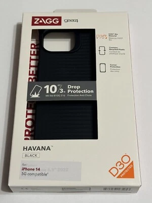 Funda ZAGG Gear4 HAVANA para Apple iPhone 14 - Negra (10 pies protección contra caídas) Foto 1 de 4