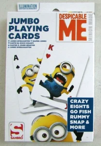 Jumbo 54 playing cards 12 x 8,7 Illumination Entertainment Minion Despicable Me - Imagen 1 de 11