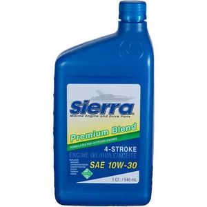 Aceite de motor fueraborda Sierra 1 cuarto 10W-30 4 tiempos 18-9420-2 - Imagen 1 de 1