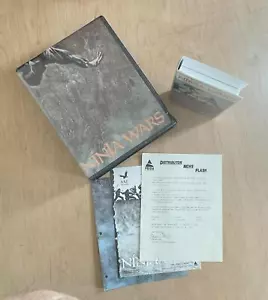 NINJA WARS (1982) Prism Ent 1986 Press Oversized Clamshell Display w/Preview VHS - Picture 1 of 24