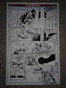 MINIMUM CARNAGE ALPHA 1 pg 16 IMPRESIONANTE CARNICERÍA VS ARAÑA ESCARLATA 1/2 SALPICADURA - Imagen 1 de 3