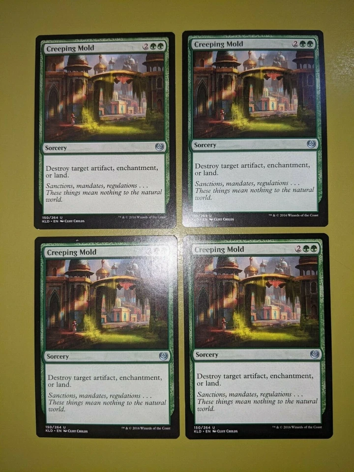Creeping Mold x4 Kaladesh 4x Playset Magic the Gathering MTG - Image 1 of 1