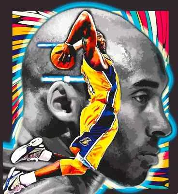 NBA - Kobe Bryant Lakers - 2022 - Lithography - COA 70x70 - Bild 1 von 4