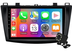 9" Android 10 Double Din Car Stereo for Mazda 3 (2010-2013) with GPS + Carplay - Picture 1 of 4