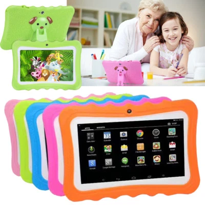 7'' Kids Tablet 8GB Quad Core WiFi HD PC Dual Camera Game PC for Children Gift - Image 1 of 4