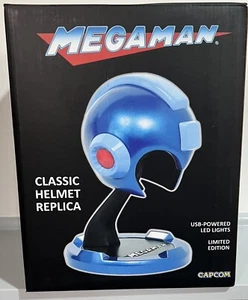 MEGAMAN Classic Helmet Replica LIMITED ED. USB Powered LED Lights Capcom NEW - Picture 1 of 7