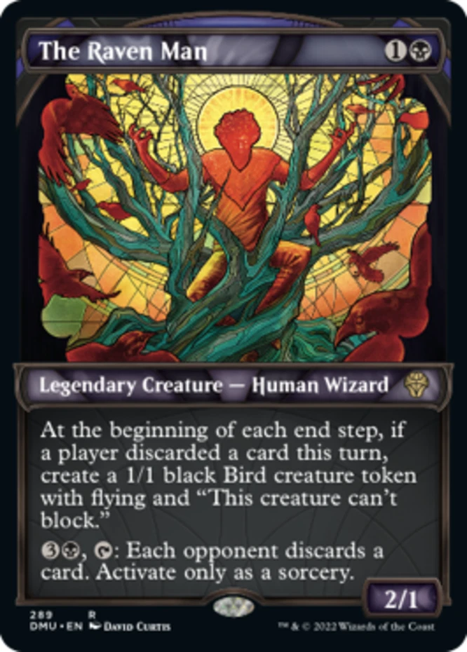 x1 The Raven Man - Foil - Showcase R MTG Dominaria United M/NM, English - Image 1 of 1