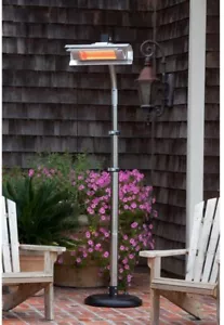 Patio Heater Fire Sense 1500 Watt Stainless Steel Infrared Electric Durable - Picture 1 of 3