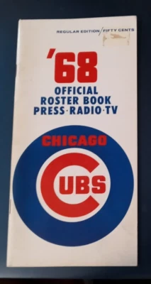 1968 Chicago Cubs Regular Edition Media Guide exc.-nr.mt. condition (see scan) - Image 1 of 2