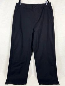 Adidas Skate Chino Mens 34x32 Black Straight Leg Skateboarding Pants NWT - Picture 1 of 12