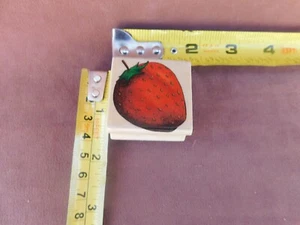 Sky Kids Strawberry Rubber Stamp 2 5/8" x 1 1/2" - Picture 1 of 4