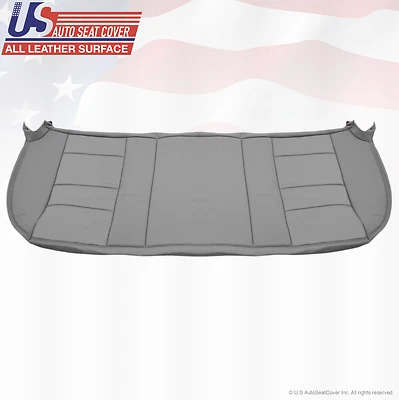 2006 2007 Ford F250 F350 Lariat Rear Bench Bottom Leather Seat Cover Color Gray - Imagem 1 de 4