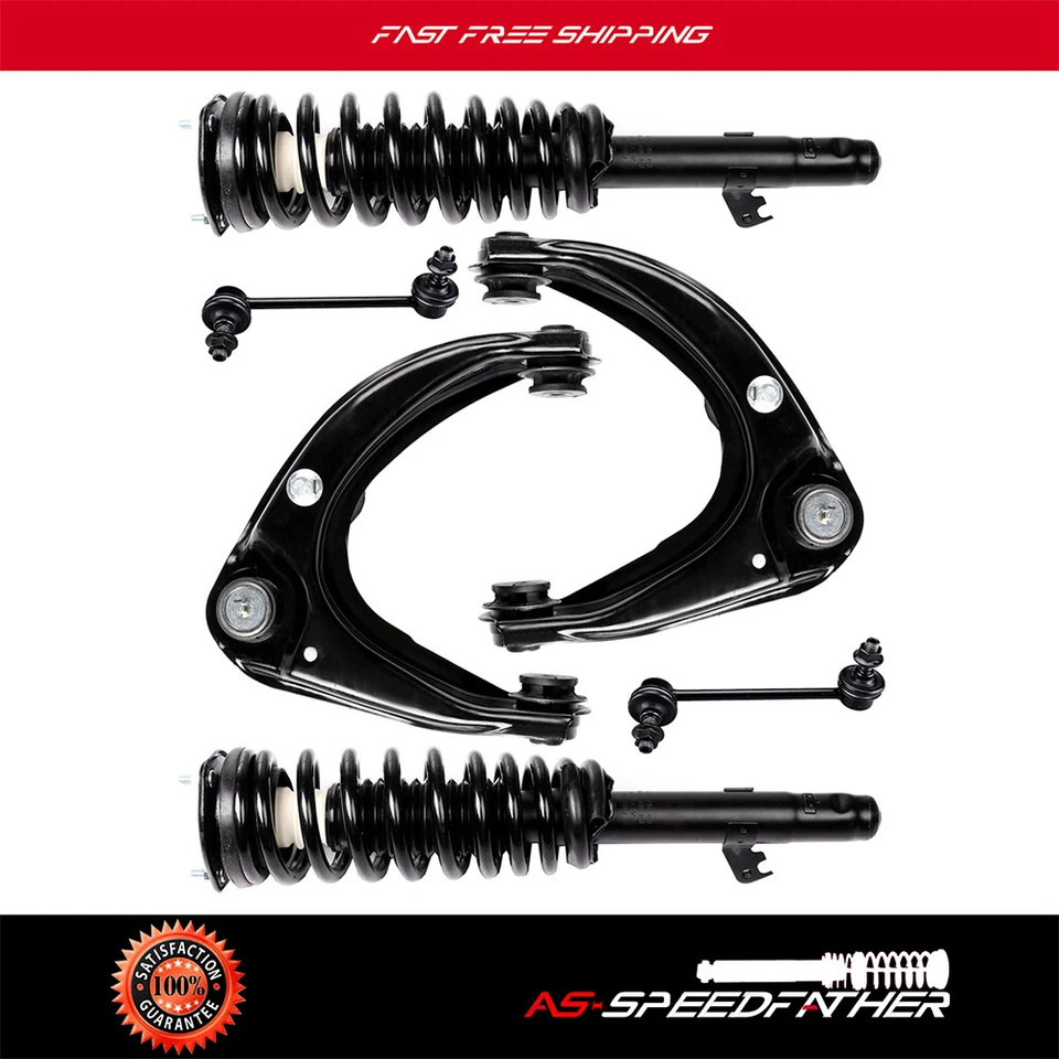 For 2003 2004 2005-2007 Mazda 6 6pc Front Strut w/ Coil Spring & Suspension Kit - Image 1 of 1