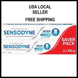 Sensodyne Deep Repair and Protect Toothpaste for Sensitive Tooth 2 Pack x 100g - Picture 1 of 4