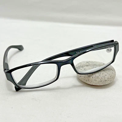 TruVision Readers RM 6.0-9501 Hombres Mujeres Gafas de Lectura Negras +6.0 Fuerza Nuevas Foto 1 de 4