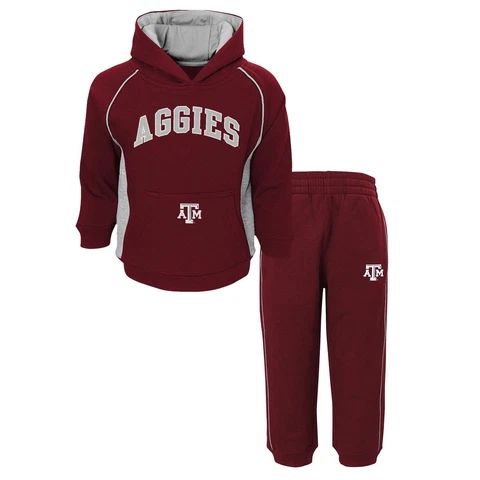 Texas A&M Aggies NCAA "Classic Fan" Pullover Hoodie & Pants (2) Piece Set Boys Cover