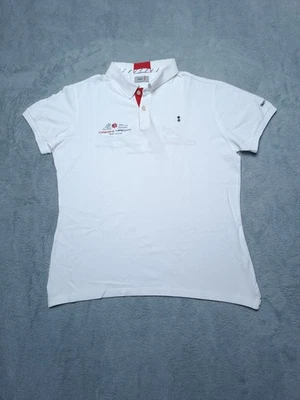 Slam T-shirt Men's Cotton  Button Fastening Tg M White - Immagine 1 di 4