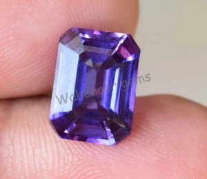 Flawless Natural Purple Pink Tanzanite 5.00 Ct Emerald Certified Loose Gemstone - Bild 1 von 6