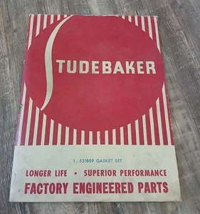 Vintage Studebaker Gasket Set Factory Engineered Parts Collectible Car Vehicle - Picture 1 of 3
