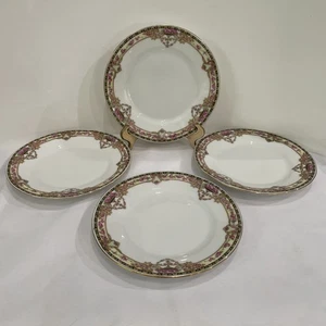 Victoria China Czechoslovakia 6.5" Bread Plates (Set of 4) VIT24 pattern - EUC - Picture 1 of 19