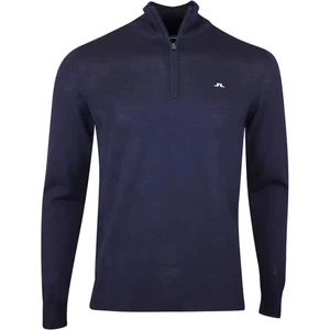 J. Lindeberg Herren Kian Reißverschluss Golf Pullover GMKW06357 Navy Medium NEU - Bild 1 von 4