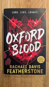 Oxford Blood by Rachael Davis Feathers tone New Paperback ARC Release 1/2026 - Picture 1 of 3