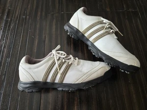 Adidas Two Tone Traxion Adiwear Oxford Herren Golfschuhe Größe US 9,5 UK 9 mit Tasche EUC - Bild 1 von 24