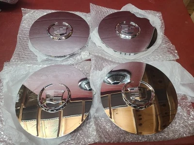 Juego de tapacubos centrales cromados para Cadillac Escalade 2002-2006 (4) 9594877 nuevo Foto 1 de 4