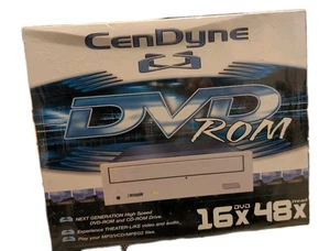 Computer DVD-CD-ROM 16x DVD Playback 48x CD-ROM New In Box Made By CenDyne - Picture 1 of 2