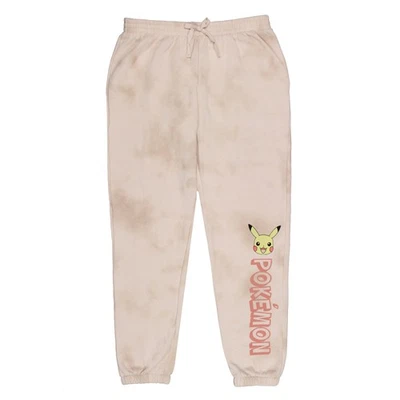 Pokemon Girls' Pikachu Tie-Dye Kids Cuffed Pull-On Jogger Pants Sweat Pants (XS) - Image 1 of 3