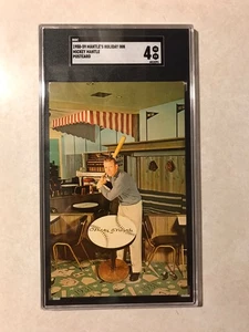 1962 Holiday Inn Postcard Mickey Mantle Sgc 4 Great Color - Picture 1 of 2