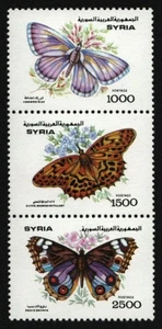 Siria 1993 - Mi-Nr. 1879-1881 ** - MNH - Mariposas / Mariposas - Imagen 1 de 1