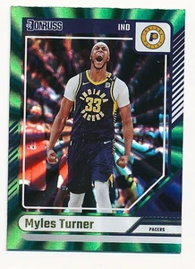 MYLES TURNER 2024-25 DONRUSS GREEN HOLO LASER #29 INDIANA PACERS MINT - Picture 1 of 2